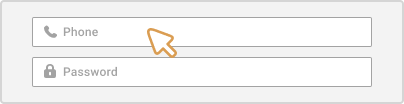 Enter credentials